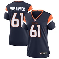 Sam Mustipher Women's Nike  Navy Denver Broncos Alternate Mile High Collection Custom Game Jersey