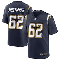 Sam Mustipher Men's Nike Navy Los Angeles Chargers Alternate Super Chargers Game Custom Jersey