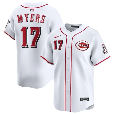 Dane Myers Men's Nike White Cincinnati Reds Home Limited Custom Jersey