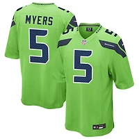 Jason Myers Men's Nike Neon Green Seattle Seahawks Alternate Custom Game Jersey