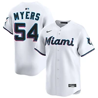 Dane Myers Youth Nike  White Miami Marlins Home Custom Limited Jersey