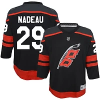 Bradly Nadeau Youth  Black Carolina Hurricanes Home Replica Custom Jersey