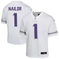 Jalen Nailor Youth Nike White Minnesota Vikings Alternate Custom Game Jersey