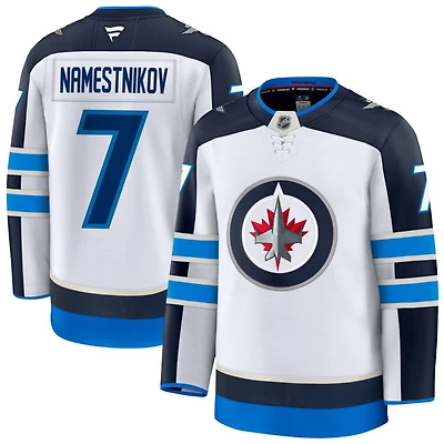 Vladislav Namestnikov Men's Fanatics White Winnipeg Jets Away Premium Custom Jersey
