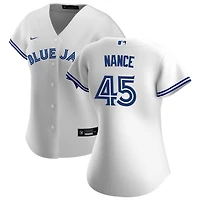 Tommy Nance Women's Nike White Toronto Blue Jays Home Replica Custom Jersey