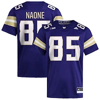Baron Naone Men's adidas  Purple Washington Huskies NIL Pick-A-Player Home Premier Football Jersey