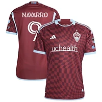 Rafael Navarro Men's adidas  Burgundy Colorado Rapids 2024 One Flag Kit Authentic Custom Jersey