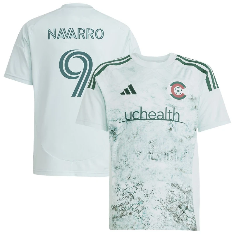 Rafael Navarro Youth adidas  Green Colorado Rapids 2025 Headwaters Replica Custom Jersey