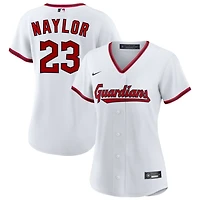 Bo Naylor Women's Nike  White Cleveland Guardians Home Custom Replica 2.0 Jersey