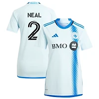 Jalen Neal Women's adidas  Light Blue CF Montreal 2024 La Main Replica Custom Jersey