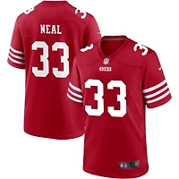 Siran Neal Men's Nike Scarlet San Francisco 49ers Custom Jersey