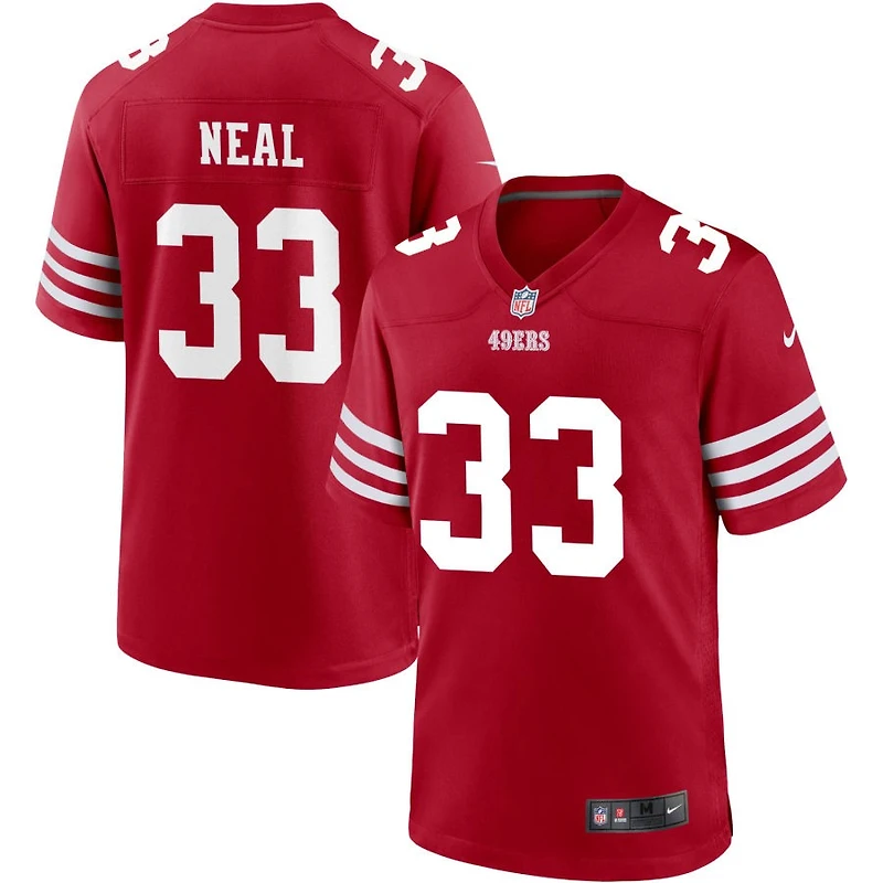 Siran Neal Men's Nike Scarlet San Francisco 49ers Custom Jersey