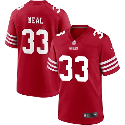 Siran Neal Men's Nike Scarlet San Francisco 49ers Custom Jersey