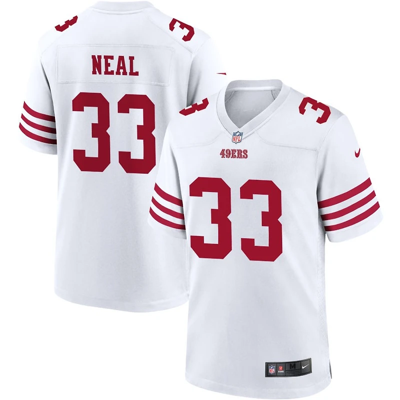 Siran Neal Men's Nike White San Francisco 49ers Game Custom Player Jersey