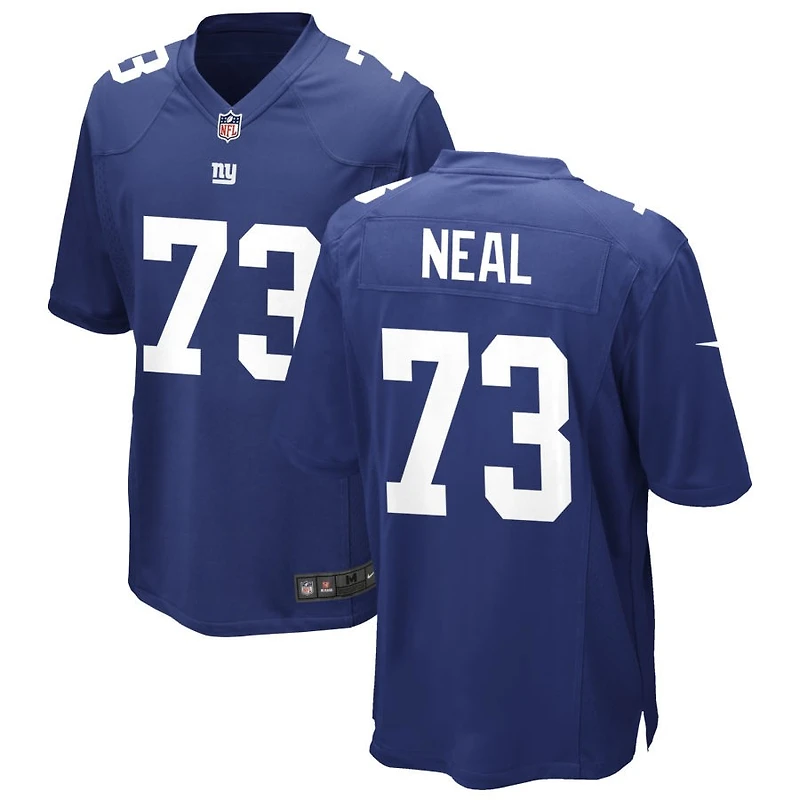 Evan Neal Men's Nike Royal New York Giants Custom Game Jersey