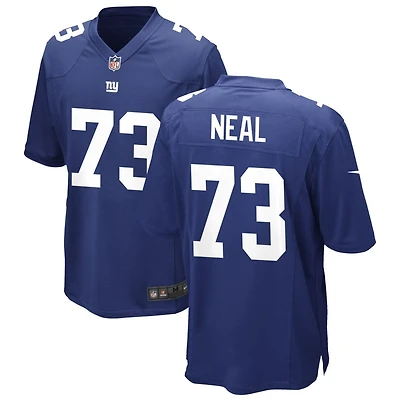 Evan Neal Men's Nike Royal New York Giants Custom Game Jersey