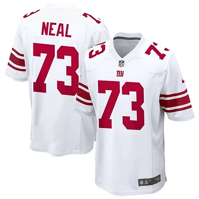 Evan Neal Men's Nike White New York Giants Custom Game Jersey