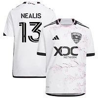 Sean Nealis Youth adidas White D.C. United 2023 The Cherry Blossom Kit Replica Custom Jersey