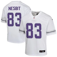 Bryson Nesbit Youth Nike White Minnesota Vikings Alternate Custom Game Jersey