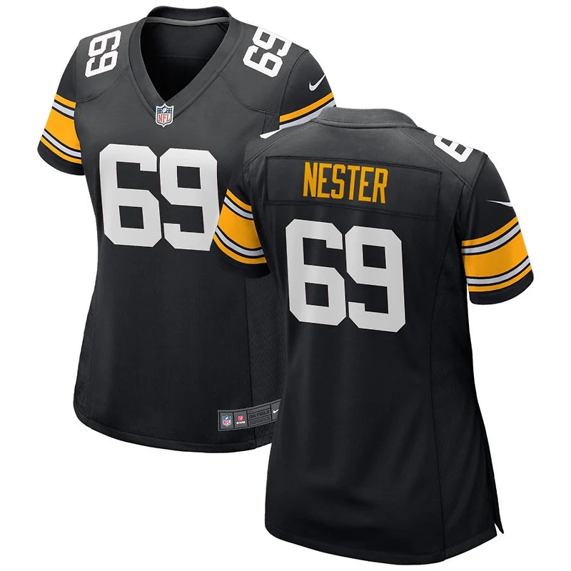 Doug Nester Women's Nike Black Pittsburgh Steelers Alternate Custom Game Jersey
