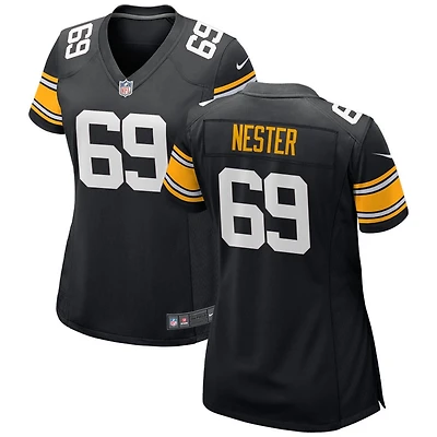 Doug Nester Women's Nike Black Pittsburgh Steelers Alternate Custom Game Jersey