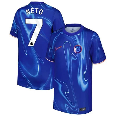 Pedro Neto Youth Nike Blue Chelsea 2024/25 Home Custom Replica Jersey
