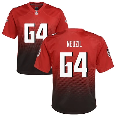 Ryan Neuzil Youth Nike Red Atlanta Falcons Alternate Custom Game Jersey