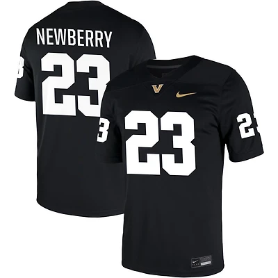 AJ Newberry Men's Nike Black Vanderbilt Commodores NIL Pick-A-Player Game Jersey
