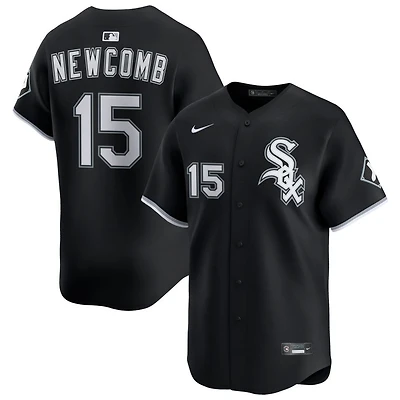 Sean Newcomb Men's Nike Black Chicago White Sox Alternate Limited Custom Jersey