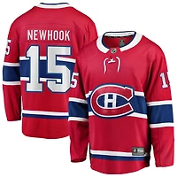 Alex Newhook Men's Fanatics Red Montreal Canadiens Home Breakaway Custom Jersey