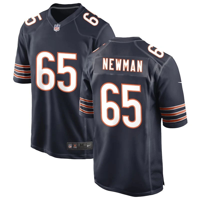 Luke Newman Men's Nike Navy Chicago Bears Custom Game Jersey