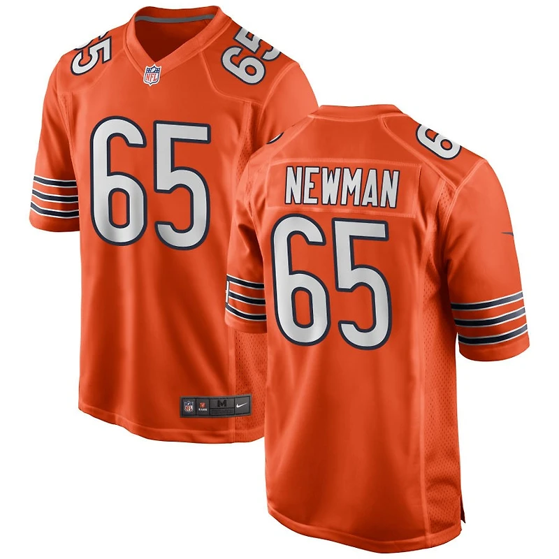 Luke Newman Men's Nike Orange Chicago Bears Alternate Custom Game Jersey