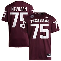 Jonte Newman Men's adidas  Maroon Texas A&M Aggies NIL Pick-A-Player Home Premier Football Jersey