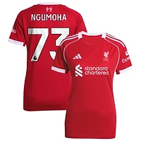 Rio Ngumoha Women's adidas  Red Liverpool 2025/26 Home Custom Replica Jersey