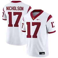 DeCarlos Nicholson Men's Nike Cardinal USC Trojans NIL Pick-A-Player Game Jersey