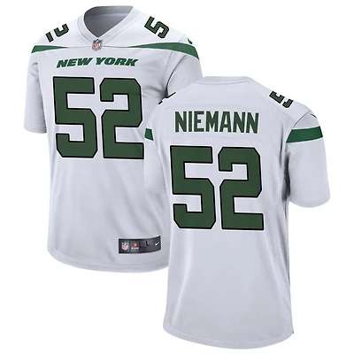 Ben Niemann Men's Nike White New York Jets Custom Game Jersey