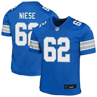 Michael Niese Youth Nike Blue Detroit Lions Custom Game Jersey