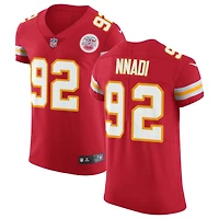Derrick Nnadi Men's Nike Red Kansas City Chiefs Vapor Untouchable Custom Elite Jersey
