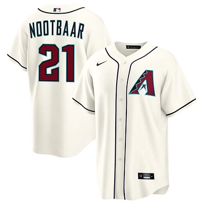 Lars Nootbaar Men's Nike Cream Arizona Diamondbacks Home Custom Replica Jersey