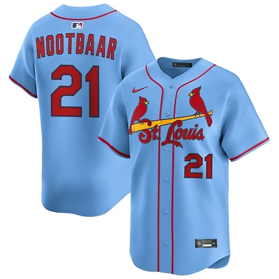 Lars Nootbaar Men's Nike Light Blue St. Louis Cardinals Alternate Limited Custom Jersey
