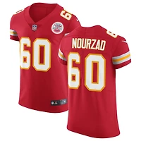 Hunter Nourzad Men's Nike Red Kansas City Chiefs Vapor Untouchable Custom Elite Jersey