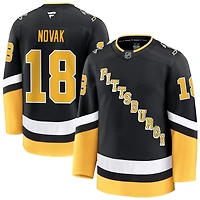 Thomas Novak Men's Fanatics Black Pittsburgh Penguins Alternate Premium Custom Jersey