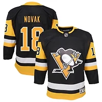 Thomas Novak Youth Black Pittsburgh Penguins Home Premier Custom Jersey