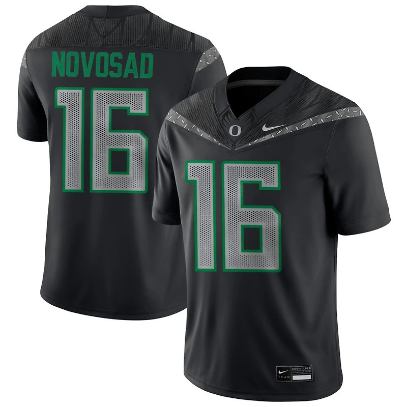 Austin Novosad Men's Nike Black Oregon Ducks NIL Pick-A-Player Game Jersey