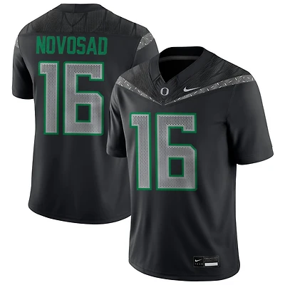 Austin Novosad Men's Nike Black Oregon Ducks NIL Pick-A-Player Game Jersey