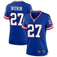 Tyler Nubin Women's Nike Royal New York Giants Classic Custom Game Jersey