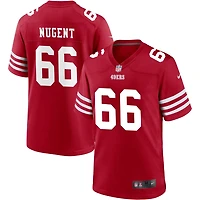Drake Nugent Men's Nike Scarlet San Francisco 49ers Custom Jersey