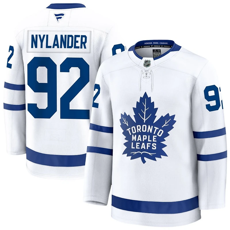 Alex Nylander Men's Fanatics White Toronto Maple Leafs Away Premium Custom Jersey