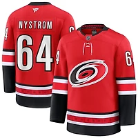 Joel Nystrom Men's Fanatics Red Carolina Hurricanes Alternate Premium Custom Jersey
