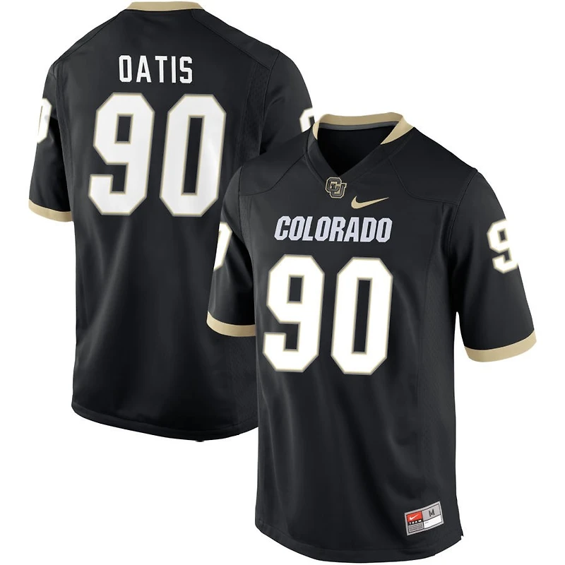 Jehiem Oatis Men's Nike Black Colorado Buffaloes Pick-A-Player NIL Replica Football Jersey